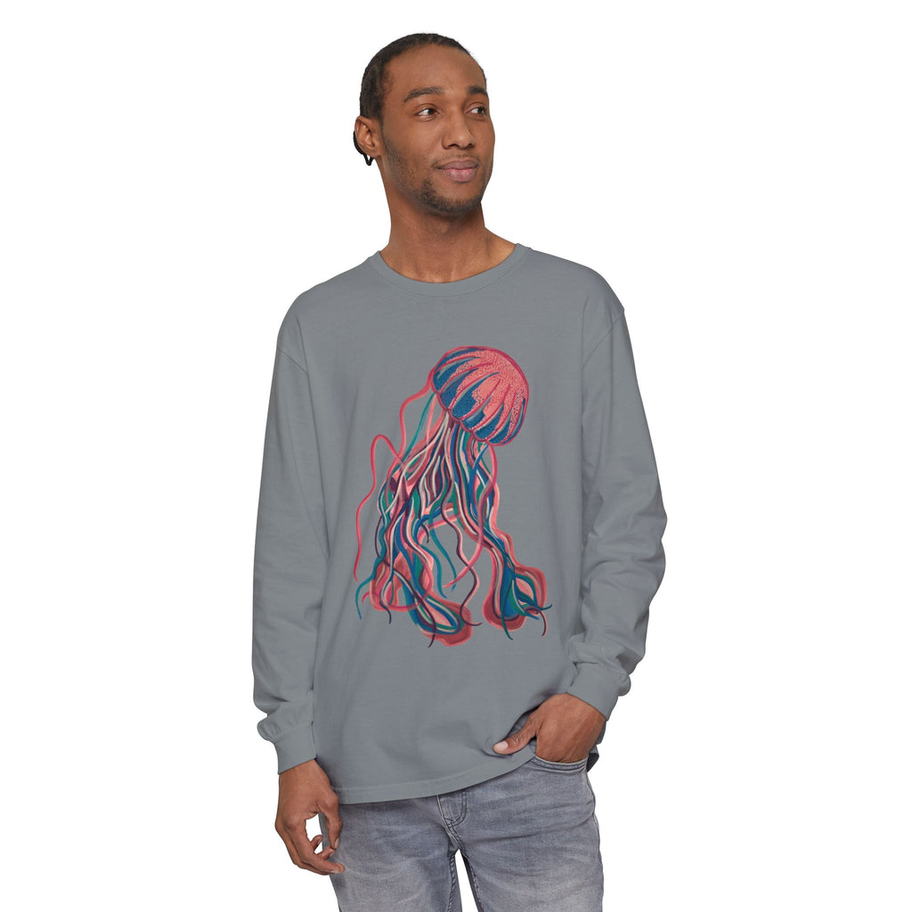 Colorful Jellyfish Long Sleeve T-Shirt