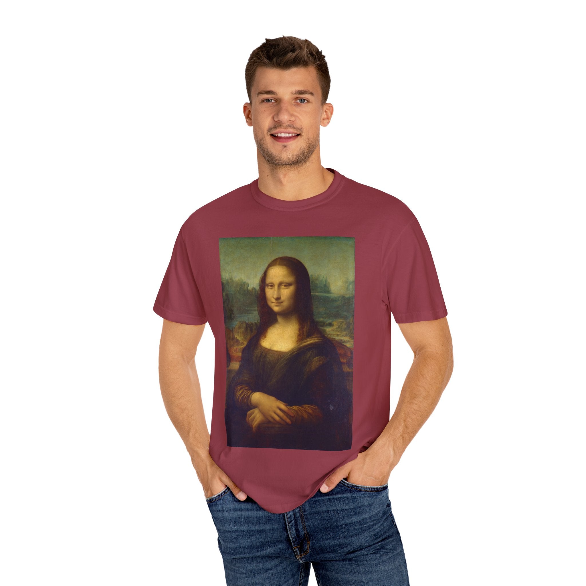 Mona Lisa Unisex T-Shirt, Art Apparel, Gift for Art Lovers, Vintage Fashion, Artistic Tee, Unique Graphic Tee