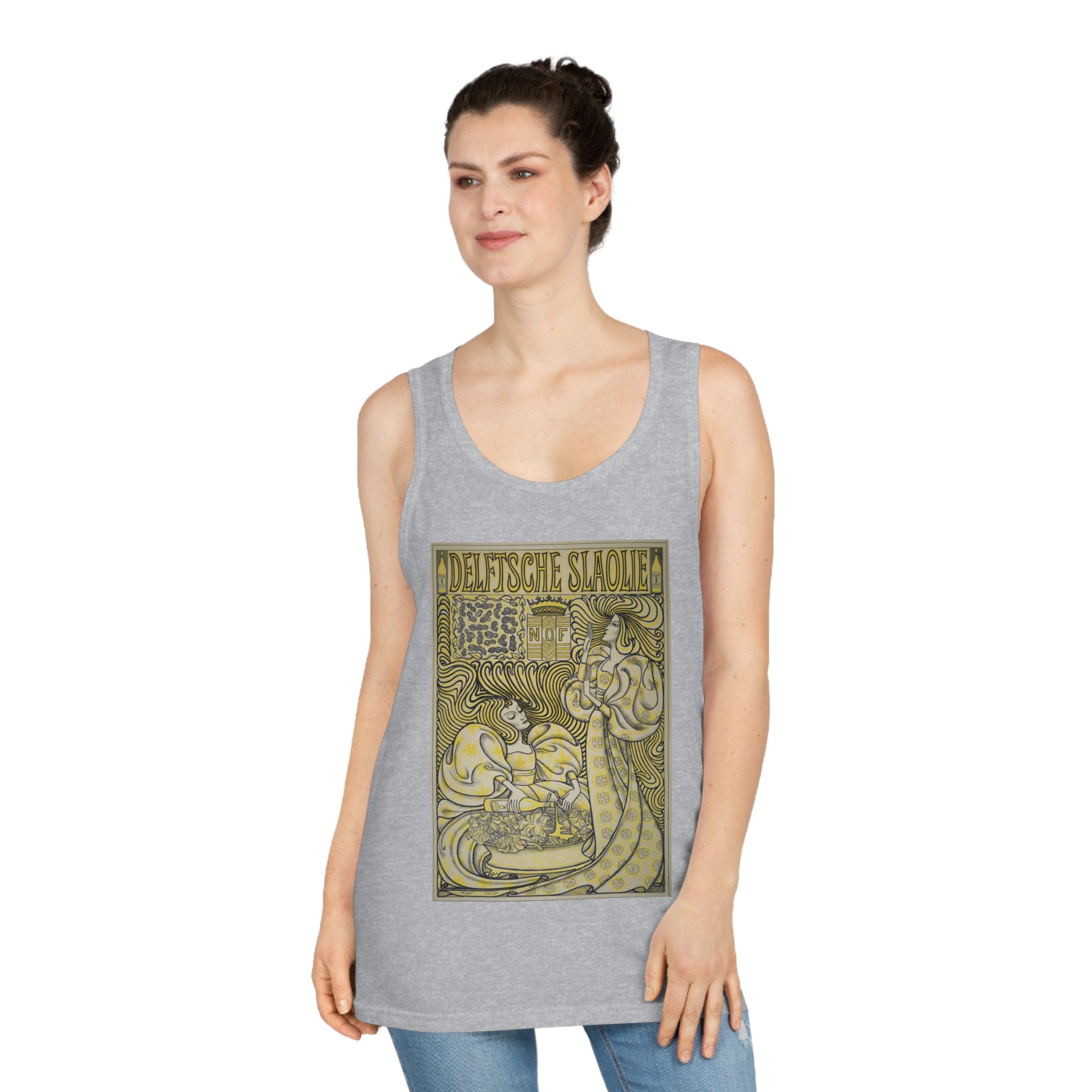 Dutch Nouveau Vintage-Inspired Unisex Softstyle™ Tank Top - Bohemian Gift