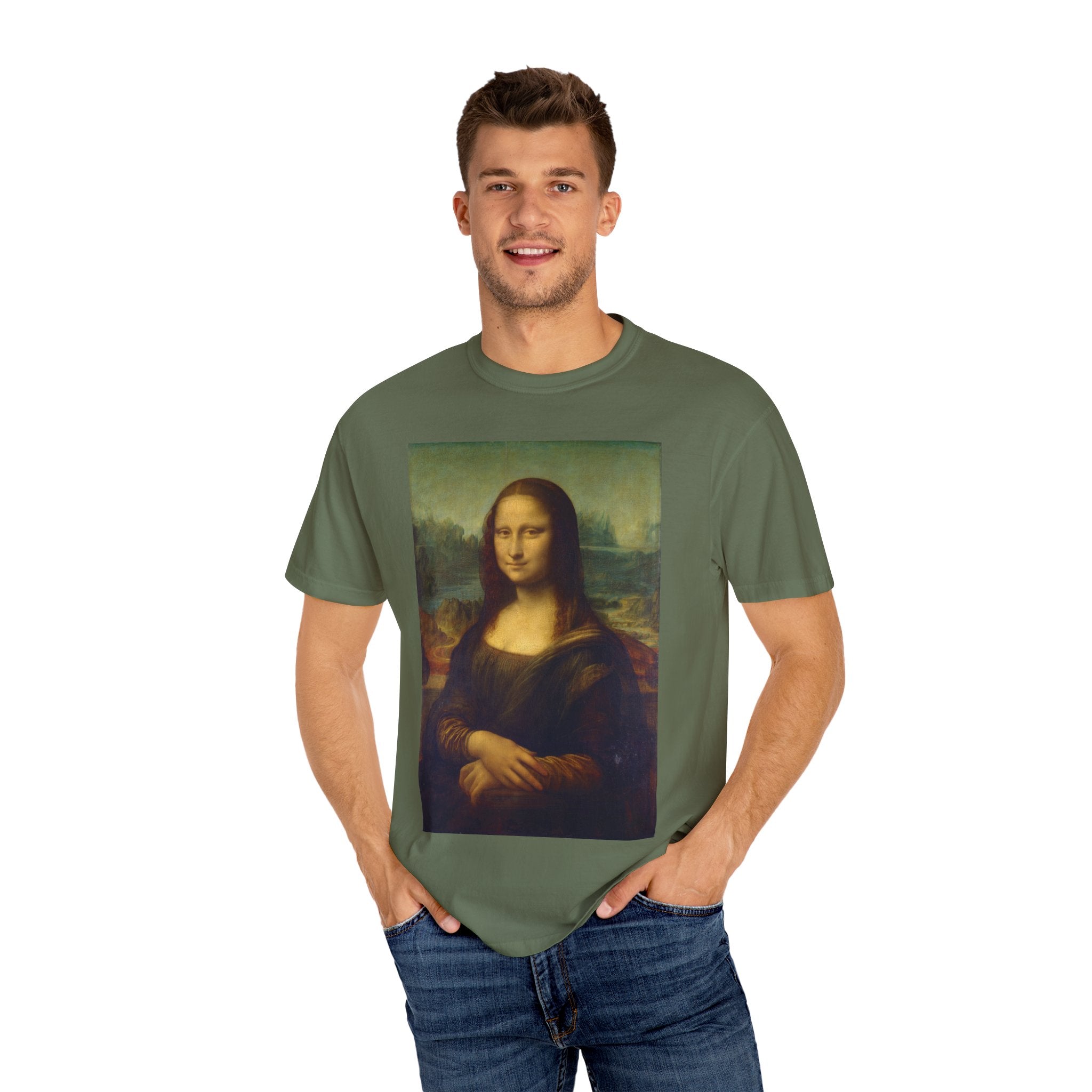 Mona Lisa Unisex T-Shirt, Art Apparel, Gift for Art Lovers, Vintage Fashion, Artistic Tee, Unique Graphic Tee