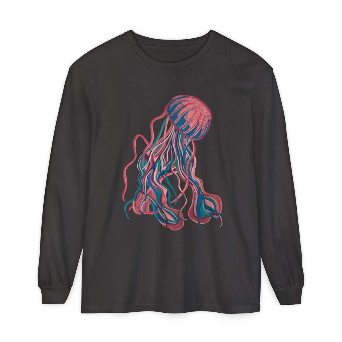 Colorful Jellyfish Long Sleeve T-Shirt