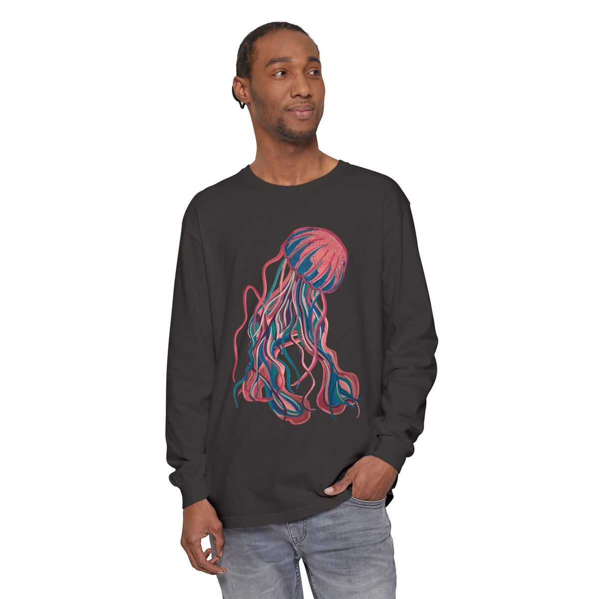 Colorful Jellyfish Long Sleeve T-Shirt