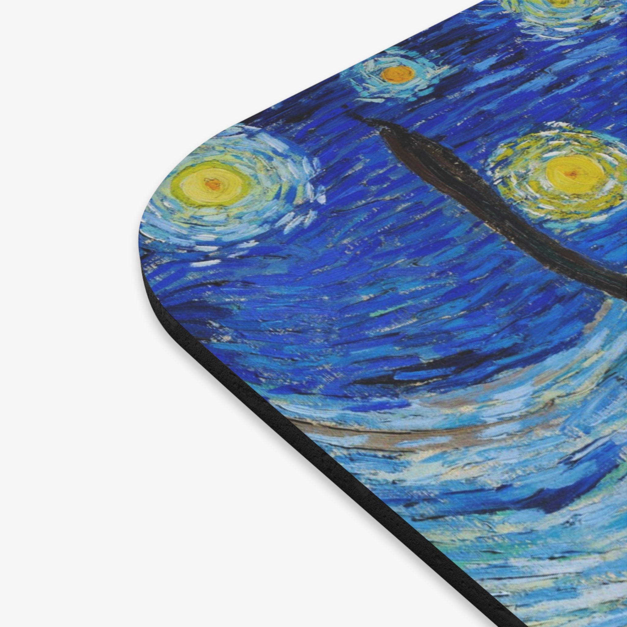 Starry Night Mouse Pad | Van Gogh Inspired Night Sky Desk Mat