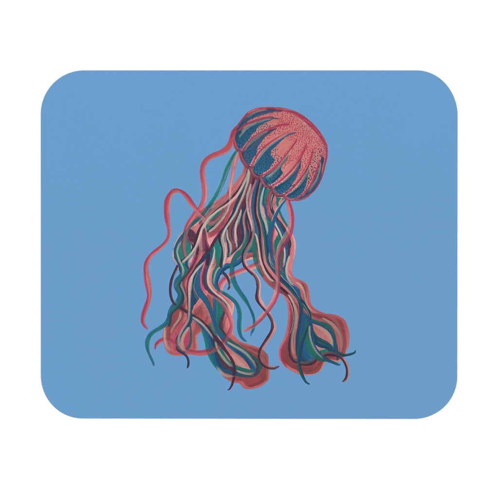 Colorful Jellyfish Mouse Pad | Ocean Sea Creature Mousepad