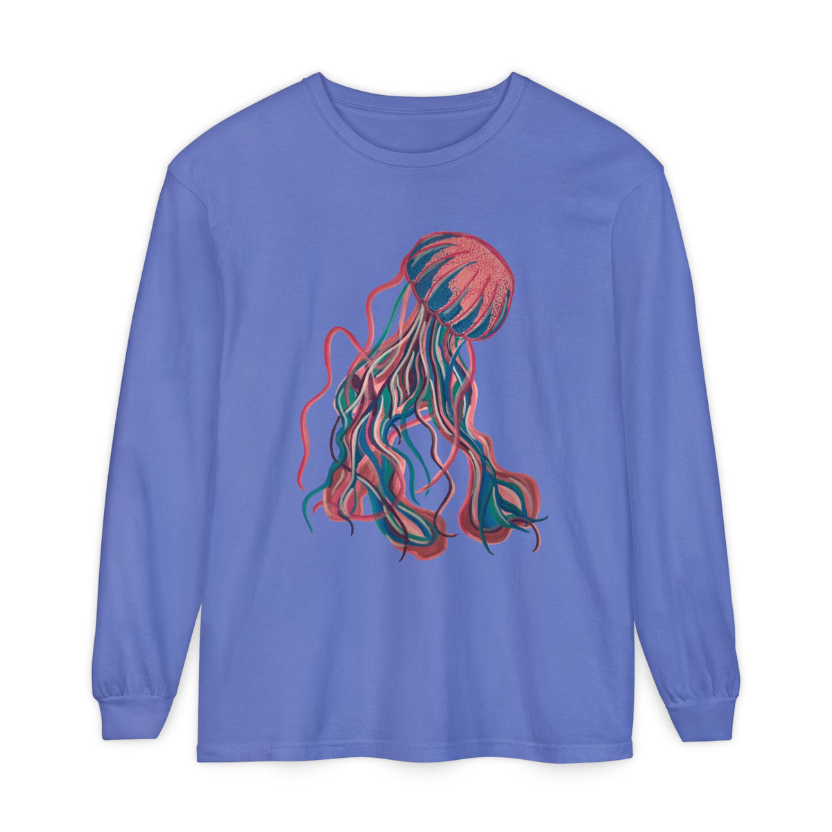 Colorful Jellyfish Long Sleeve T-Shirt