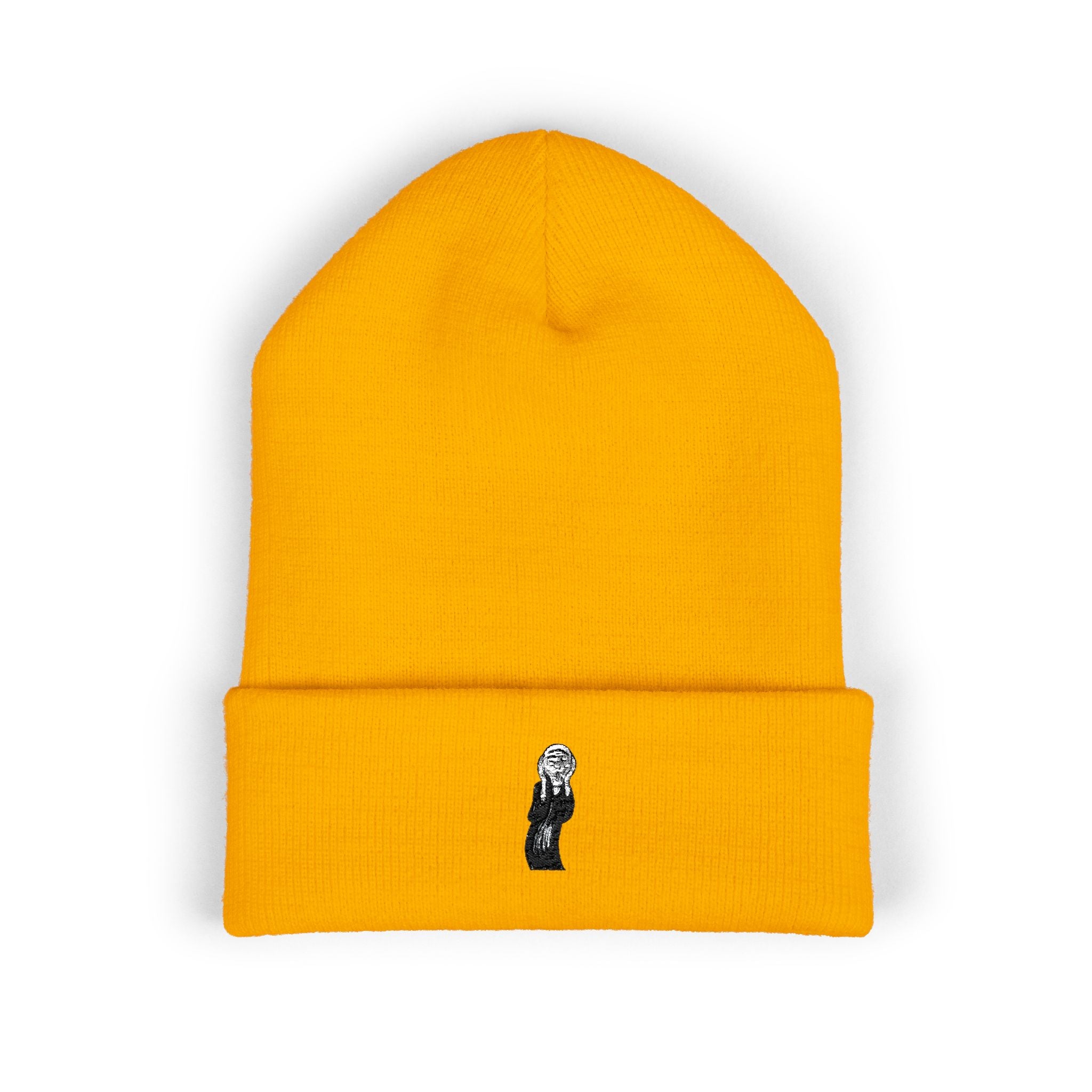 The Scream Edvard Munch Embroidered Classic Cuffed Beanie