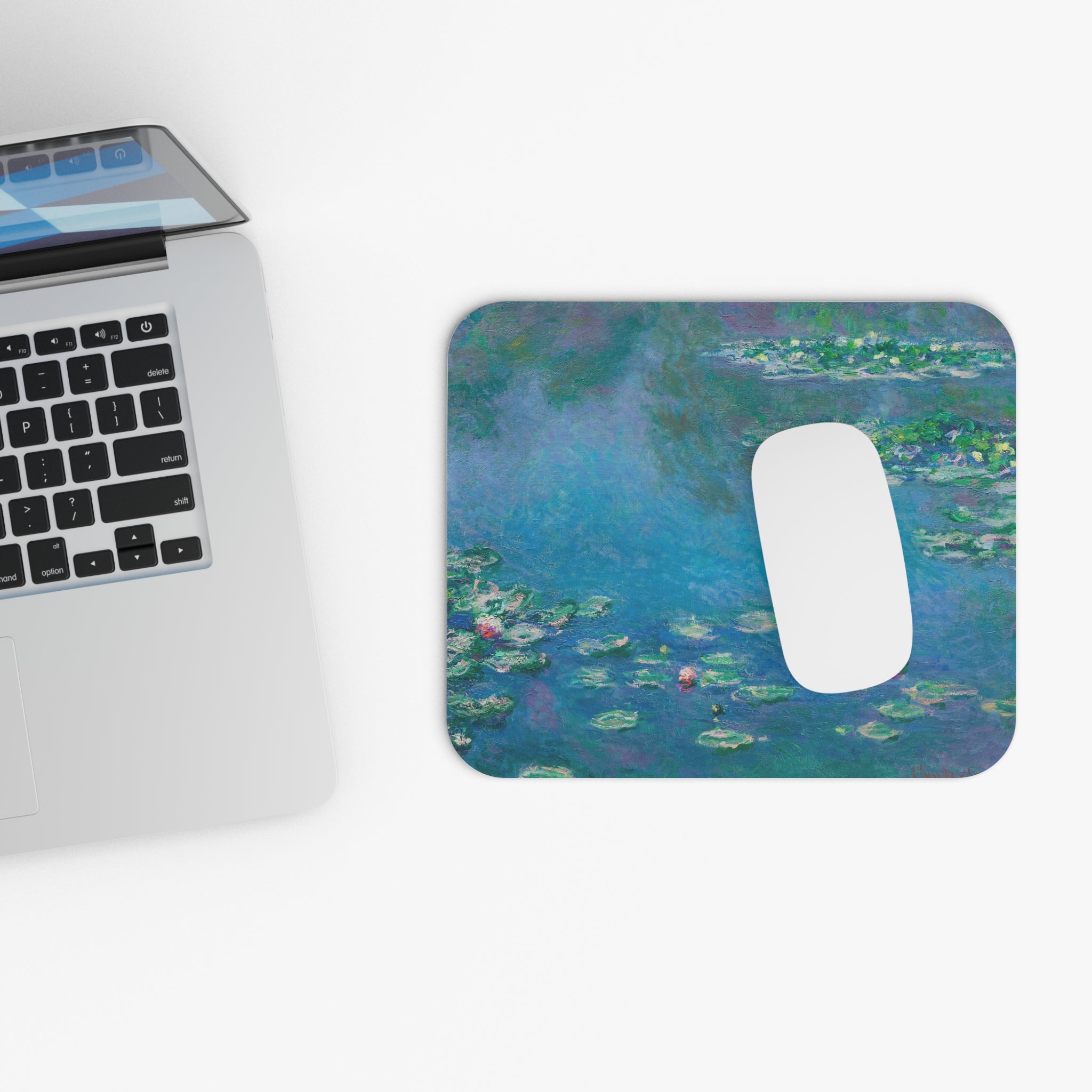 Monet Water Lily Mouse Pad, Artistic Mouse Mat for Home Office, Creative Gift for Art Lovers, Office Decor, Study Accessories