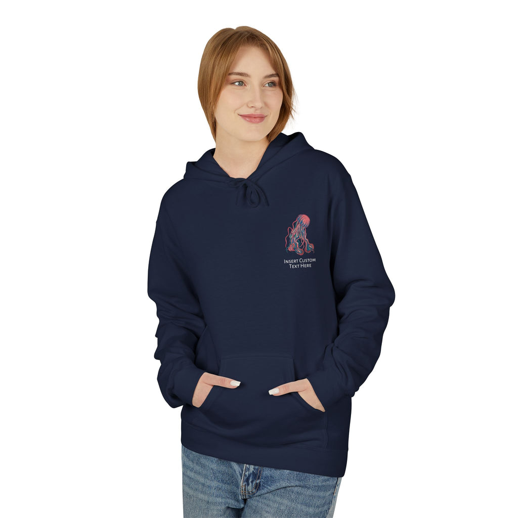 Ocean-Inspired Jellyfish Hoodie for Nature Lovers, Perfect for Casual Wear, Gifts, Beach Trips, and Eco-Conscious Fashion
