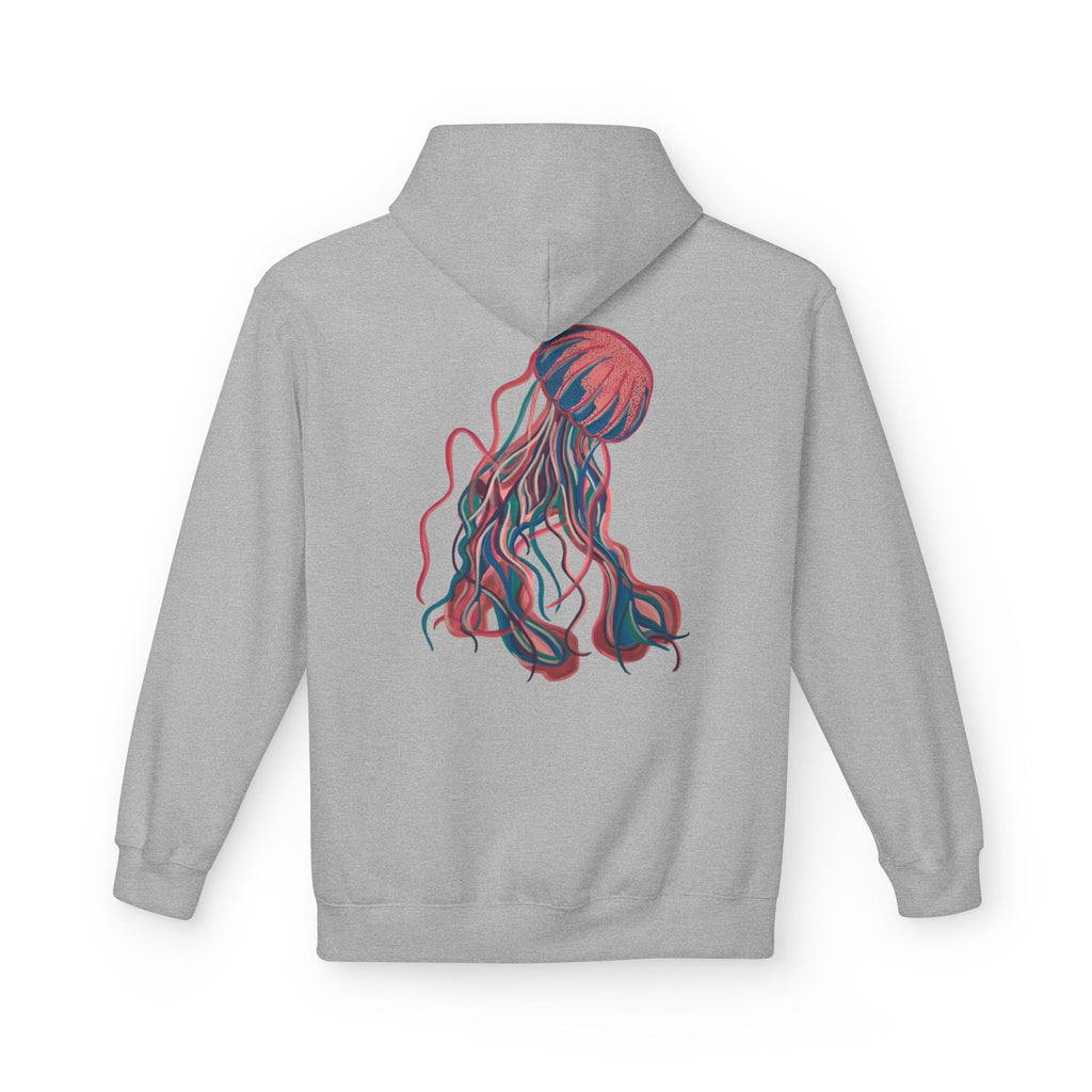 Ocean-Inspired Jellyfish Hoodie for Nature Lovers, Personalized, Perfect for Casual Wear, Gifts, Beach Trips, and Eco-Conscious Fashion