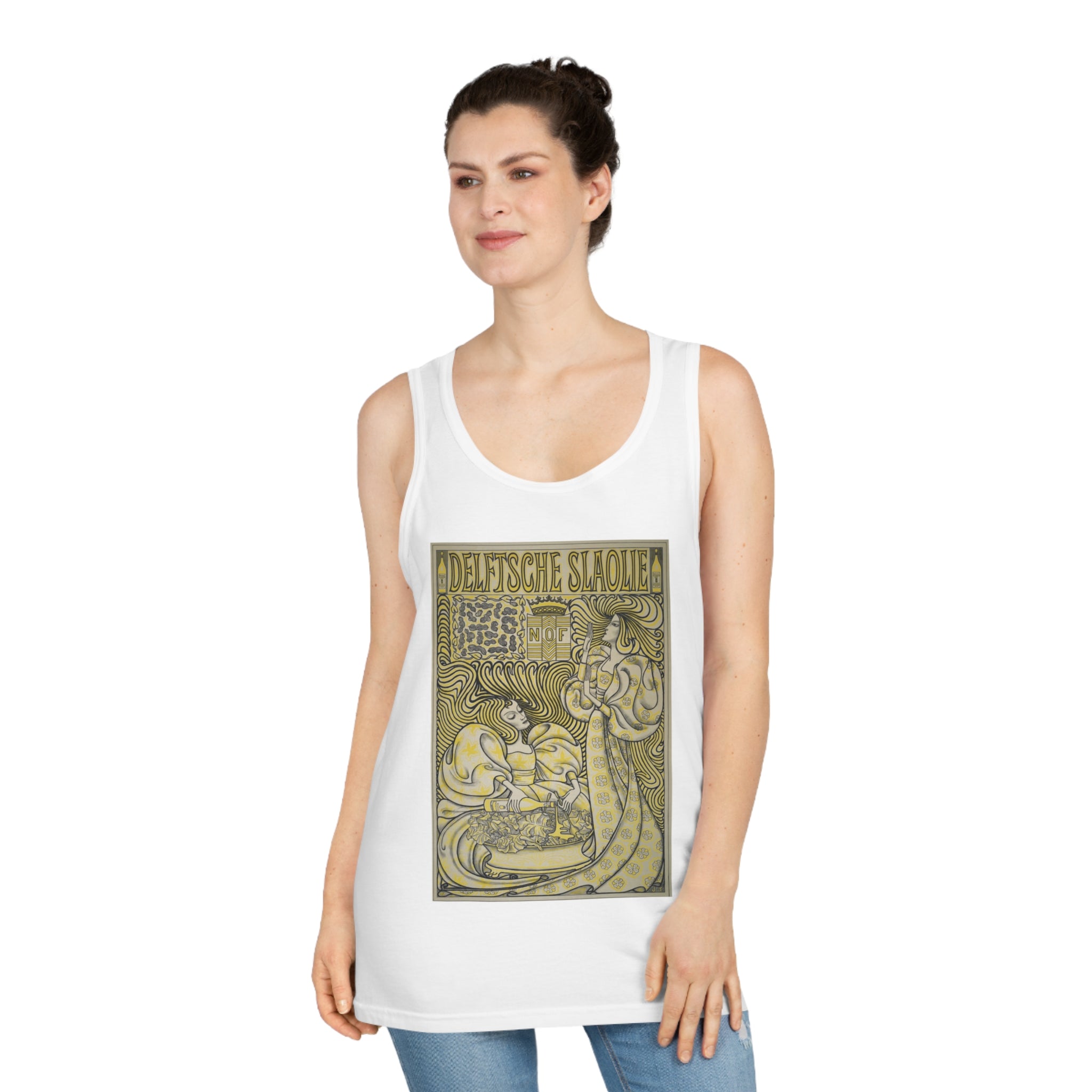 Dutch Nouveau Vintage-Inspired Unisex Softstyle™ Tank Top - Bohemian Gift