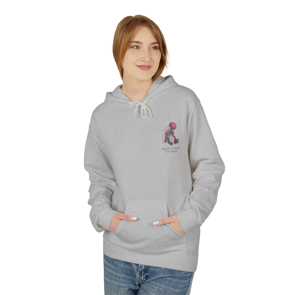 Ocean-Inspired Jellyfish Hoodie for Nature Lovers, Perfect for Casual Wear, Gifts, Beach Trips, and Eco-Conscious Fashion