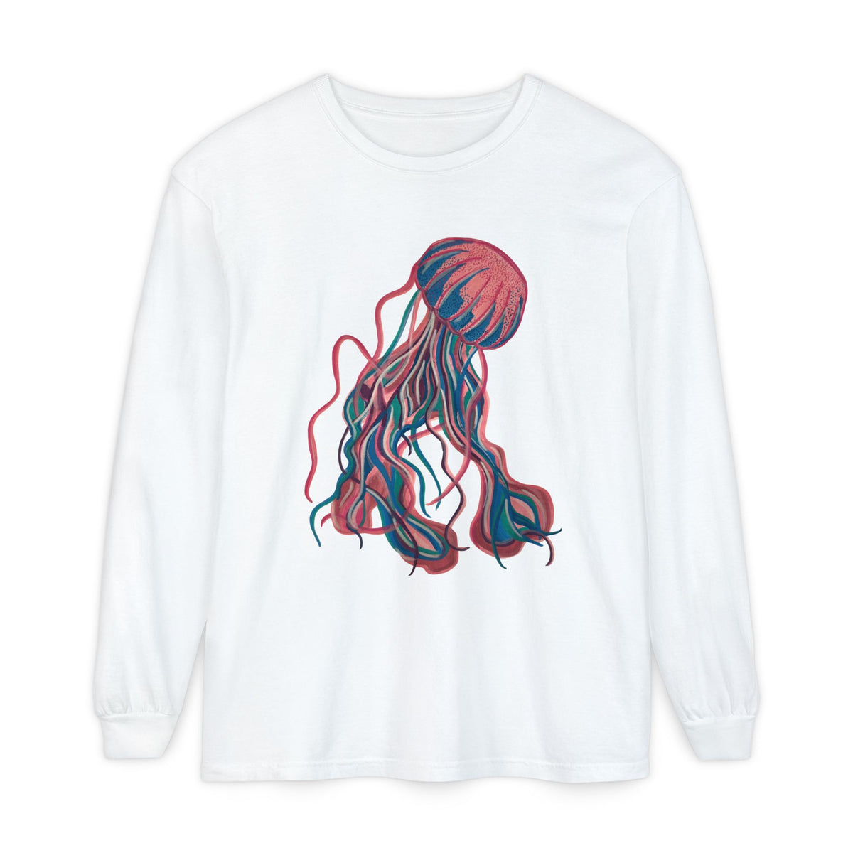 Colorful Jellyfish Long Sleeve T-Shirt