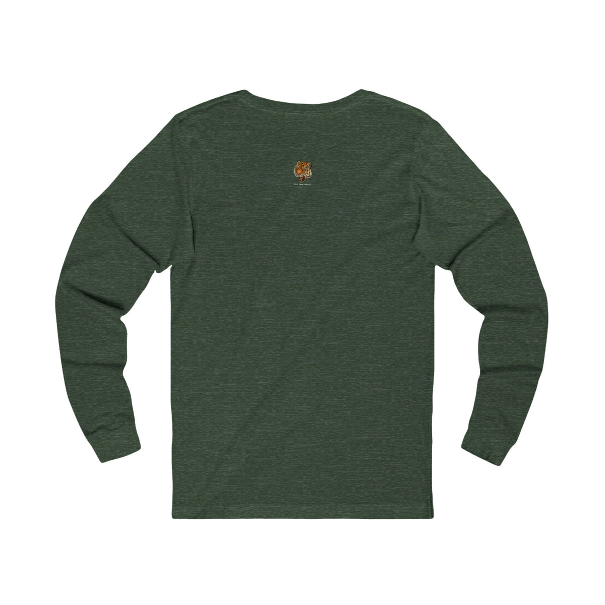 Roaring Tiger Long Sleeve Tee — Wild Image Apparel Fierce Tiger Graphic