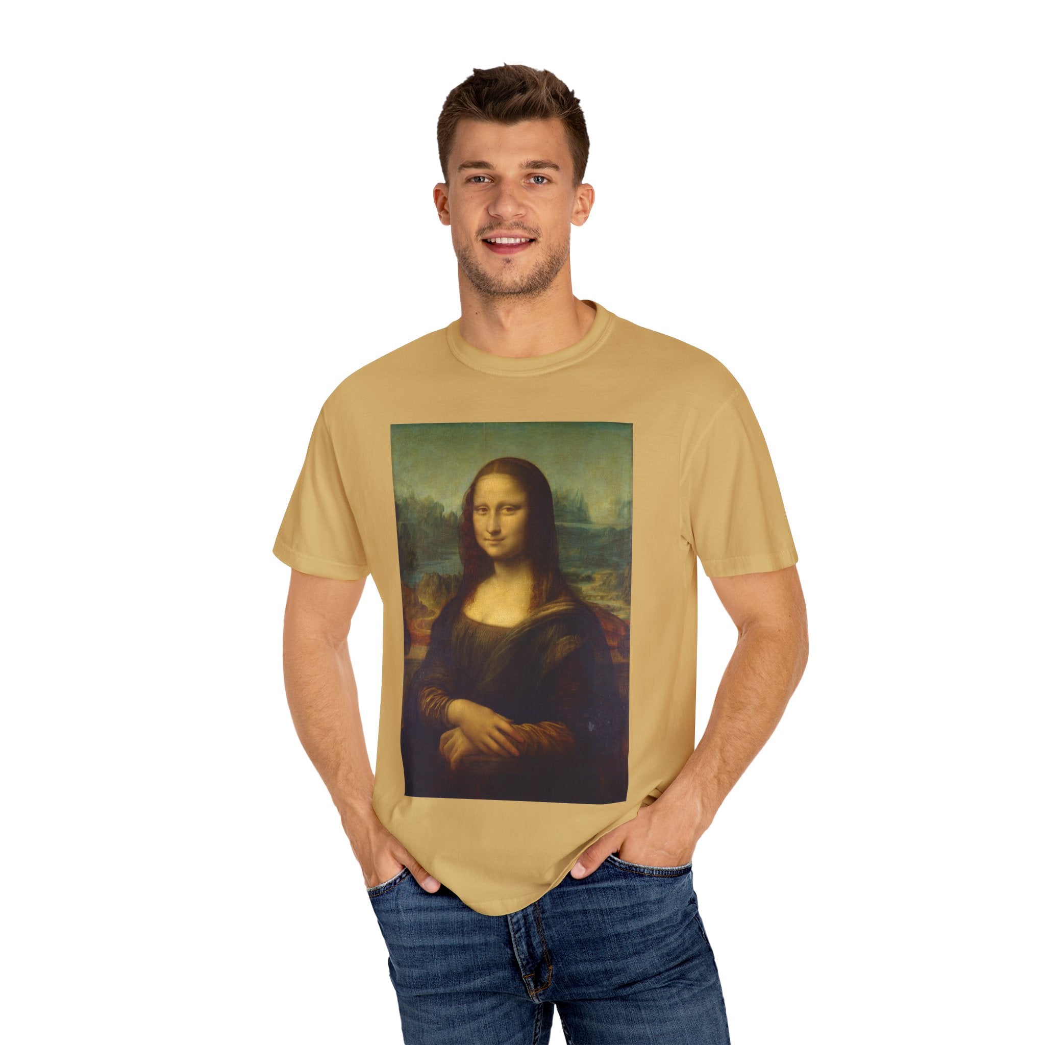 Mona Lisa Unisex T-Shirt, Art Apparel, Gift for Art Lovers, Vintage Fashion, Artistic Tee, Unique Graphic Tee