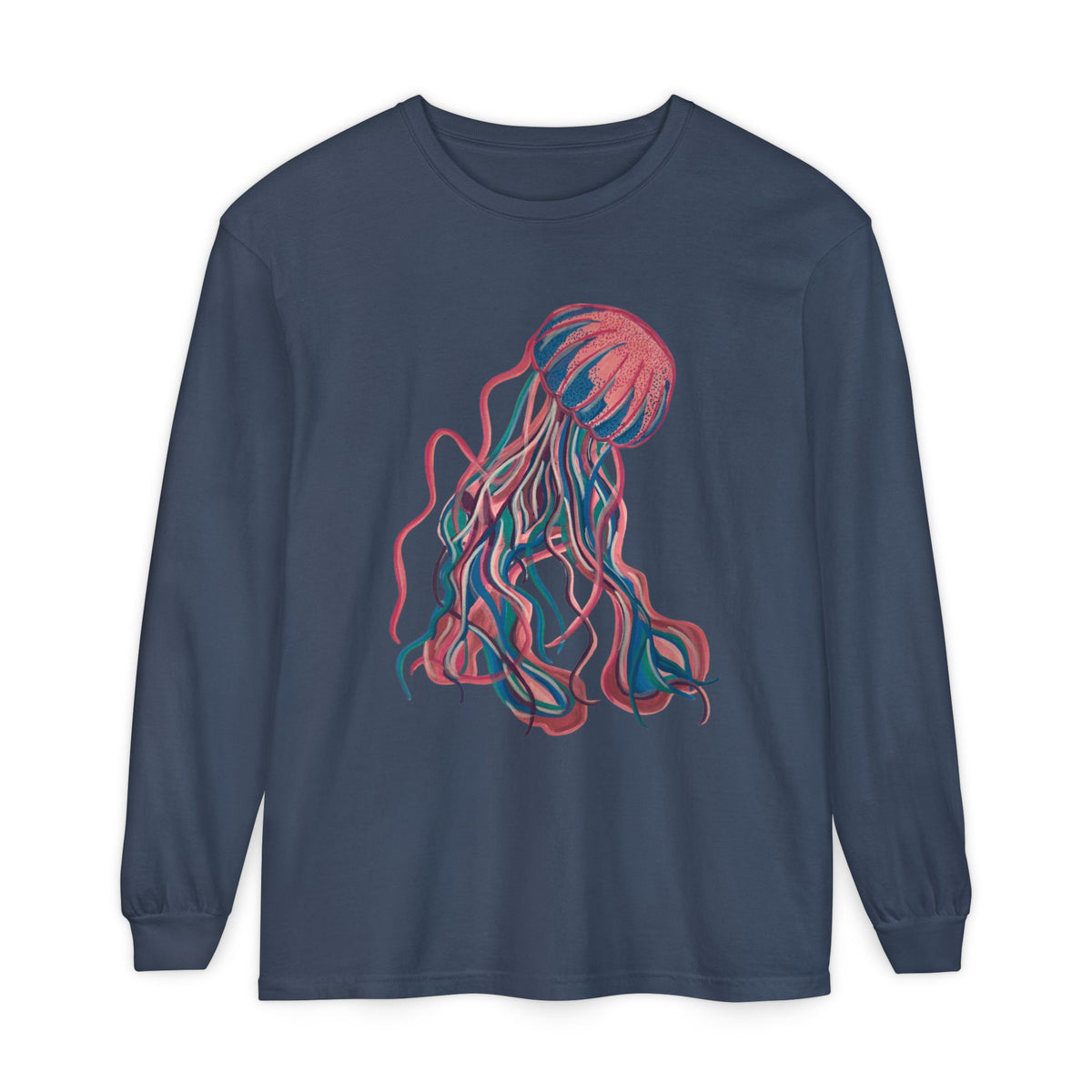 Colorful Jellyfish Long Sleeve T-Shirt
