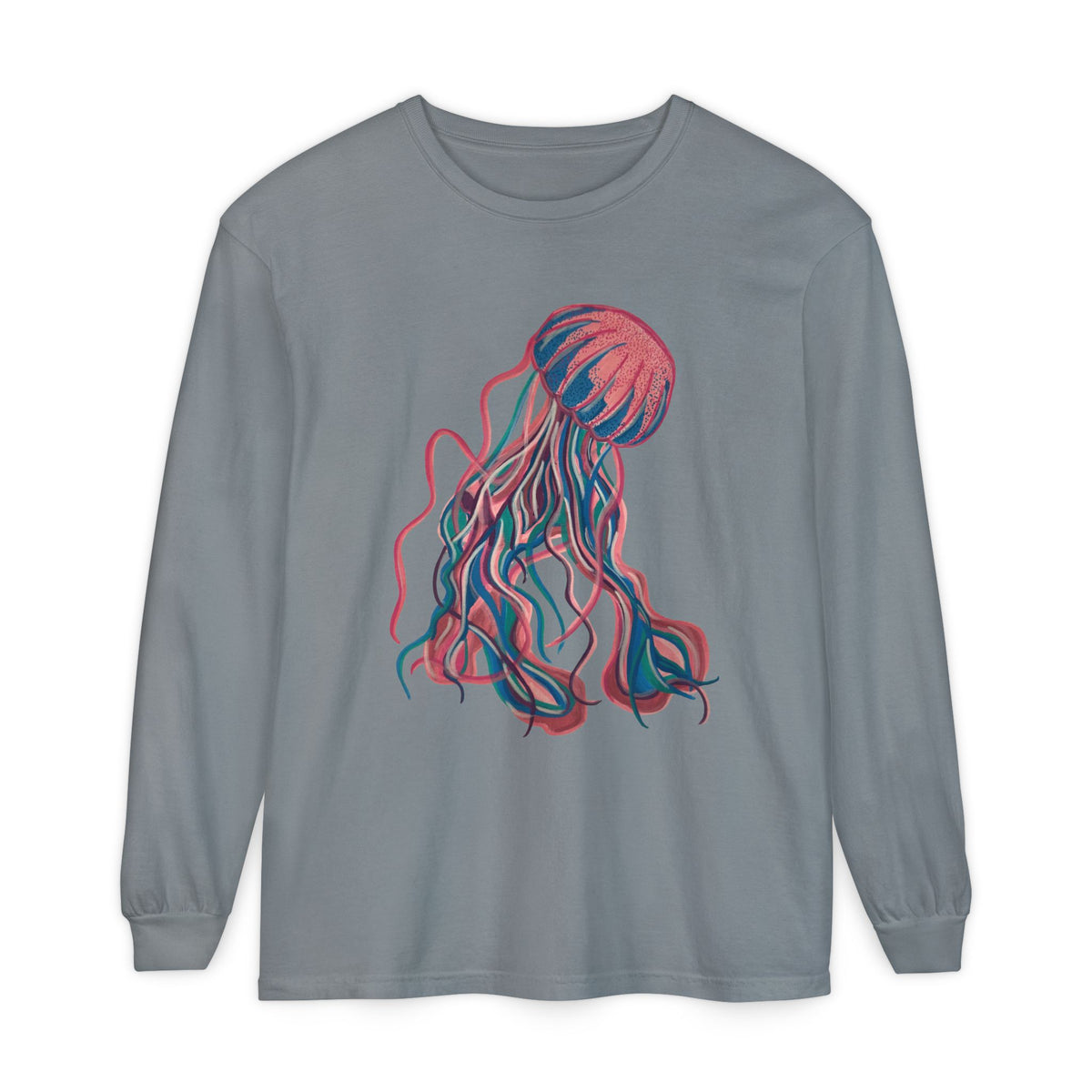 Colorful Jellyfish Long Sleeve T-Shirt