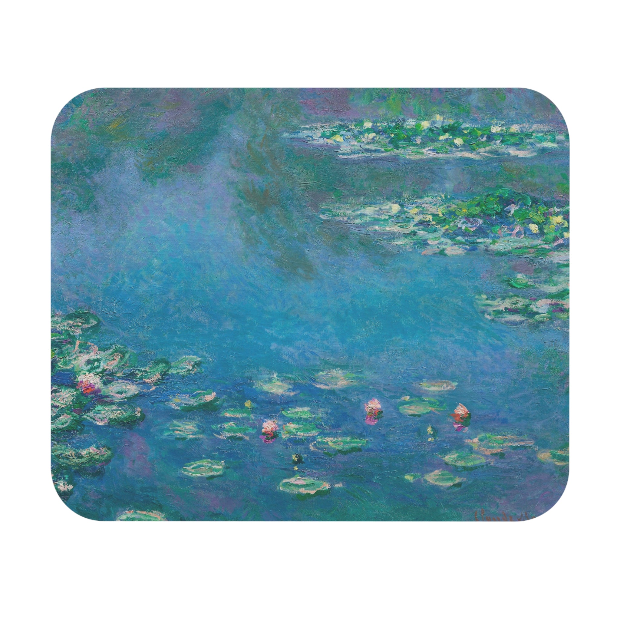 Monet Water Lily Mouse Pad, Artistic Mouse Mat for Home Office, Creative Gift for Art Lovers, Office Decor, Study Accessories