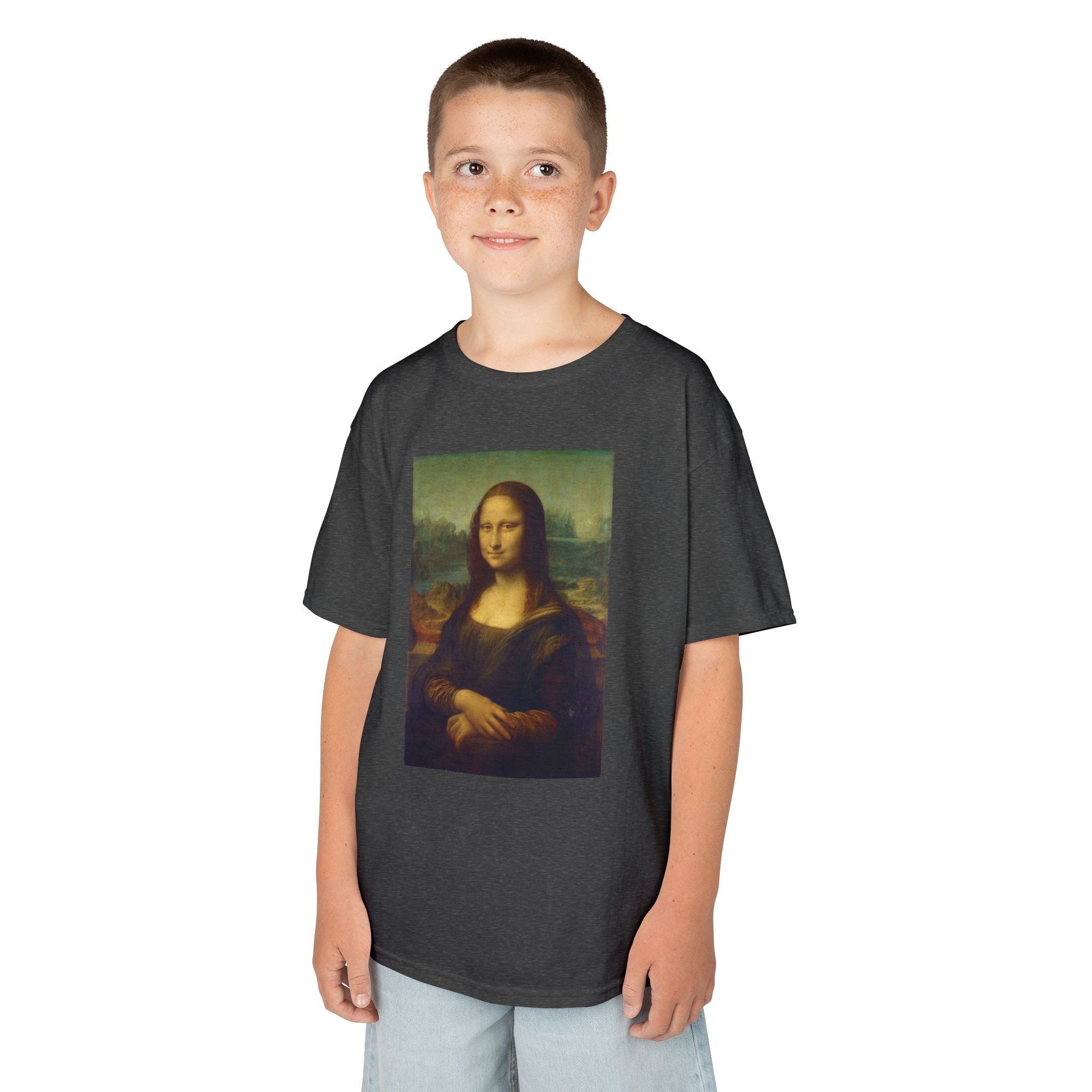 Kids Tee — Mona Lisa Art Print Shirt