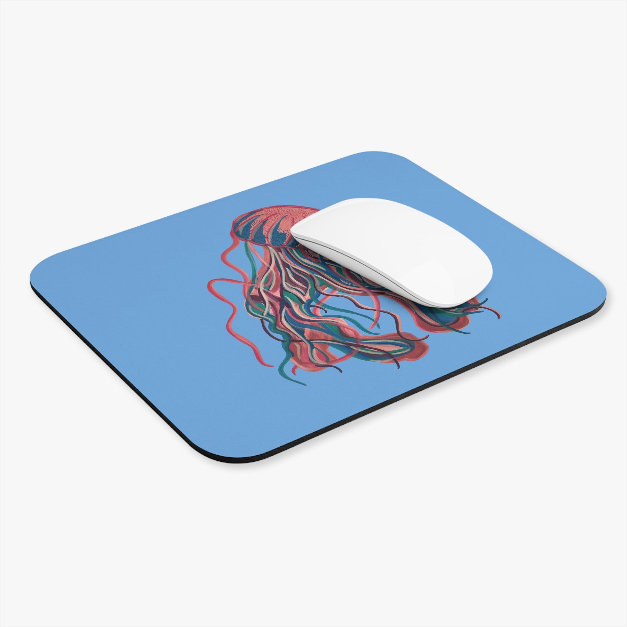 Colorful Jellyfish Mouse Pad | Ocean Sea Creature Mousepad