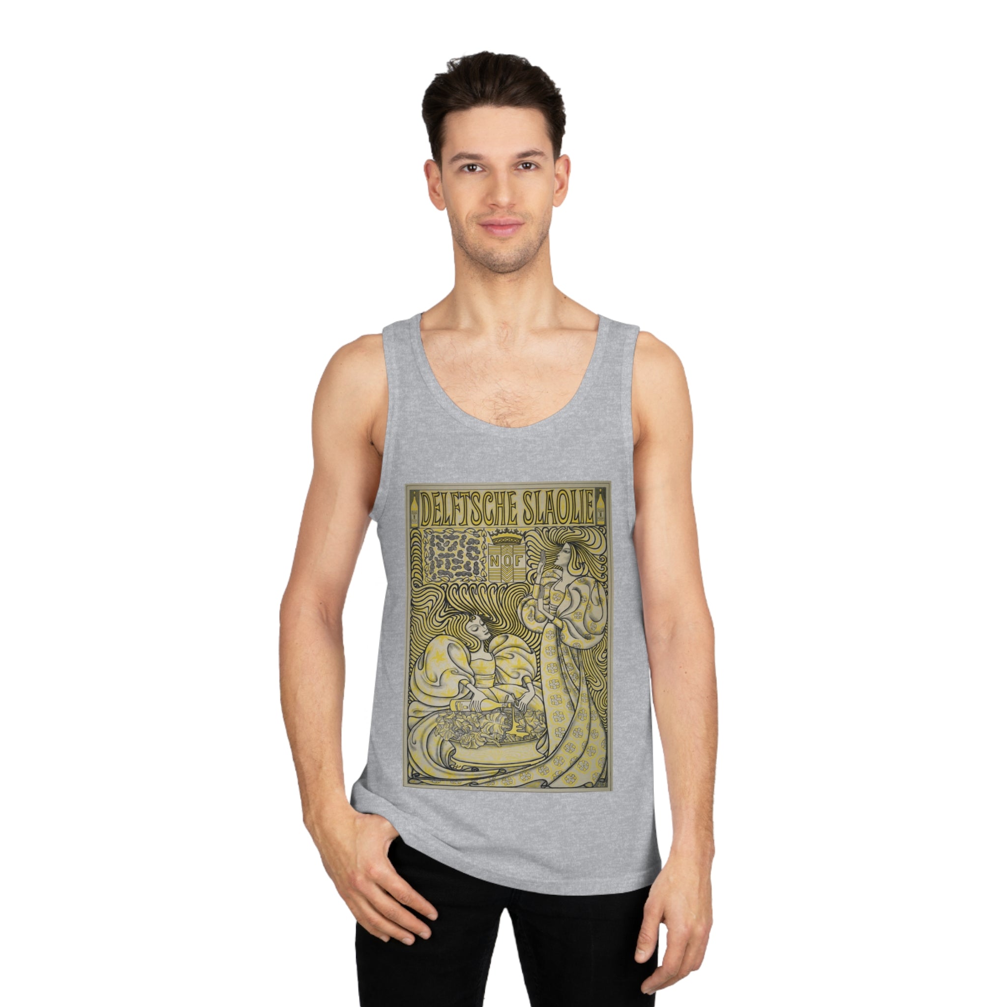 Dutch Nouveau Vintage-Inspired Unisex Softstyle™ Tank Top - Bohemian Gift