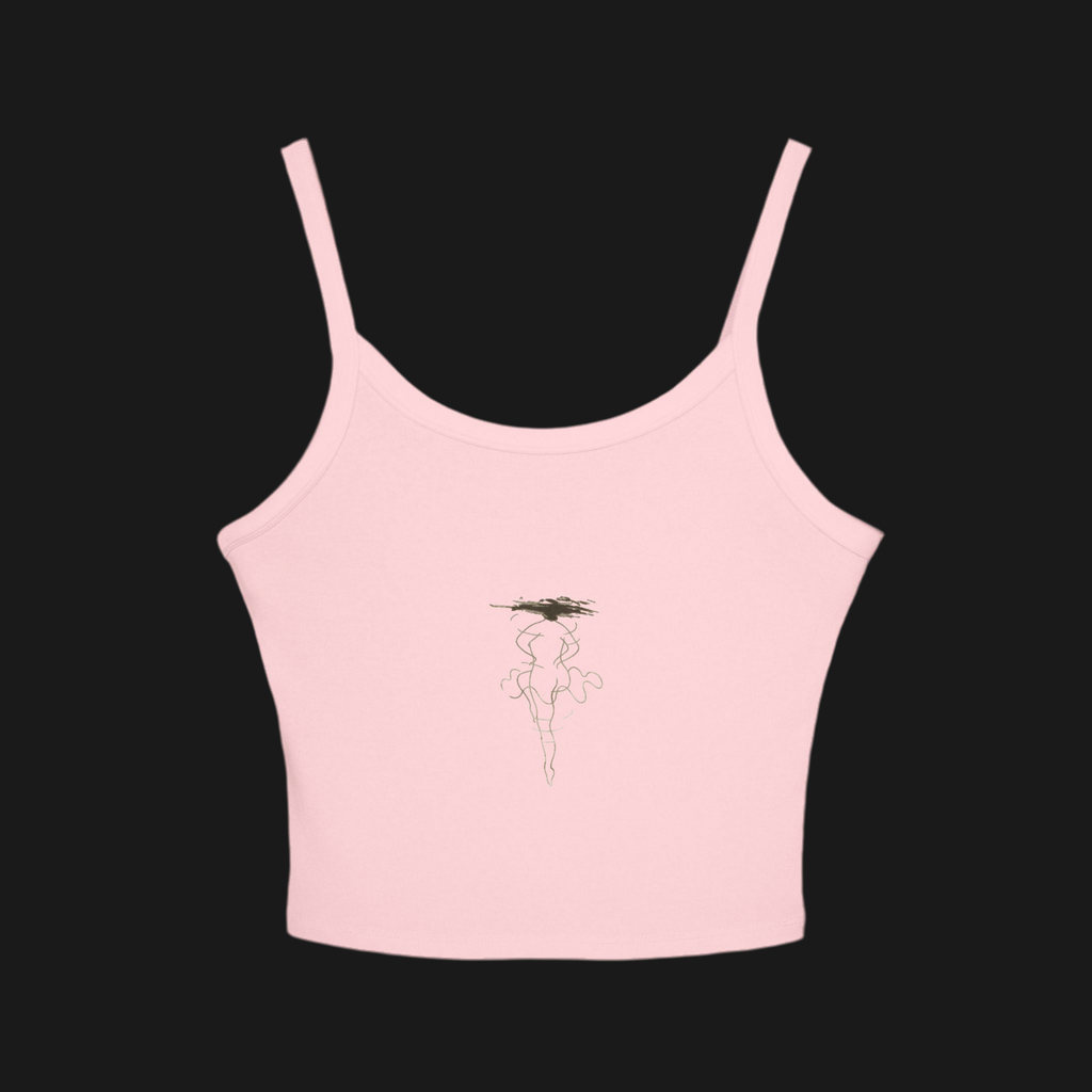 Chic Women's Spaghetti Strap Tank Top with Minimalist Design, Summer Casual Wear, Everyday Outfit, Dance Warmup, Gift for Her
