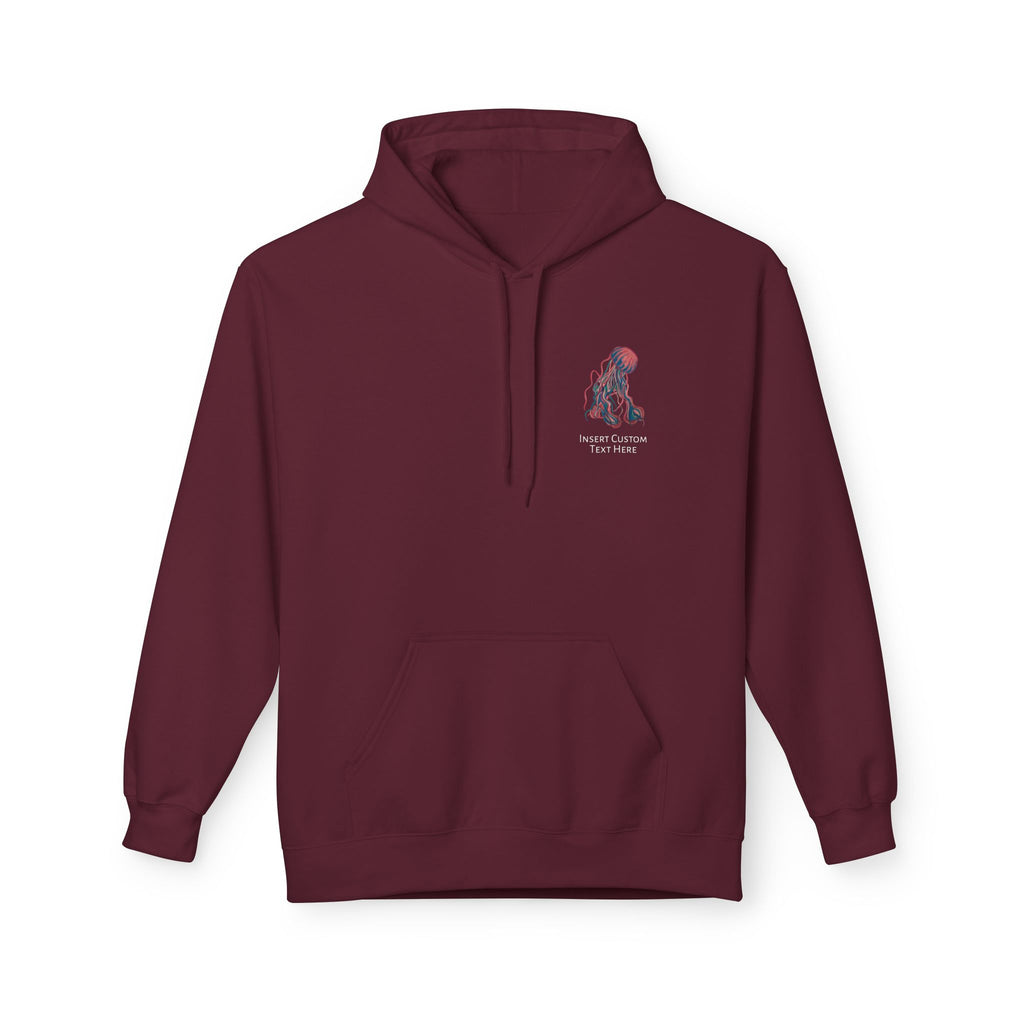Ocean-Inspired Jellyfish Hoodie for Nature Lovers, Perfect for Casual Wear, Gifts, Beach Trips, and Eco-Conscious Fashion