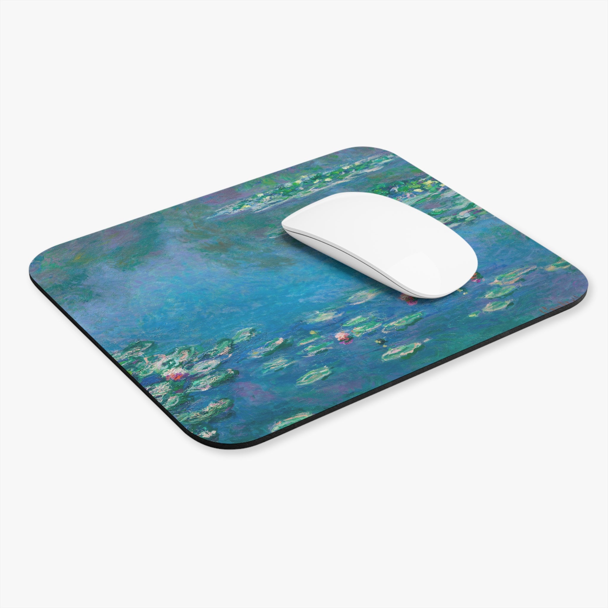 Monet Water Lily Mouse Pad, Artistic Mouse Mat for Home Office, Creative Gift for Art Lovers, Office Decor, Study Accessories