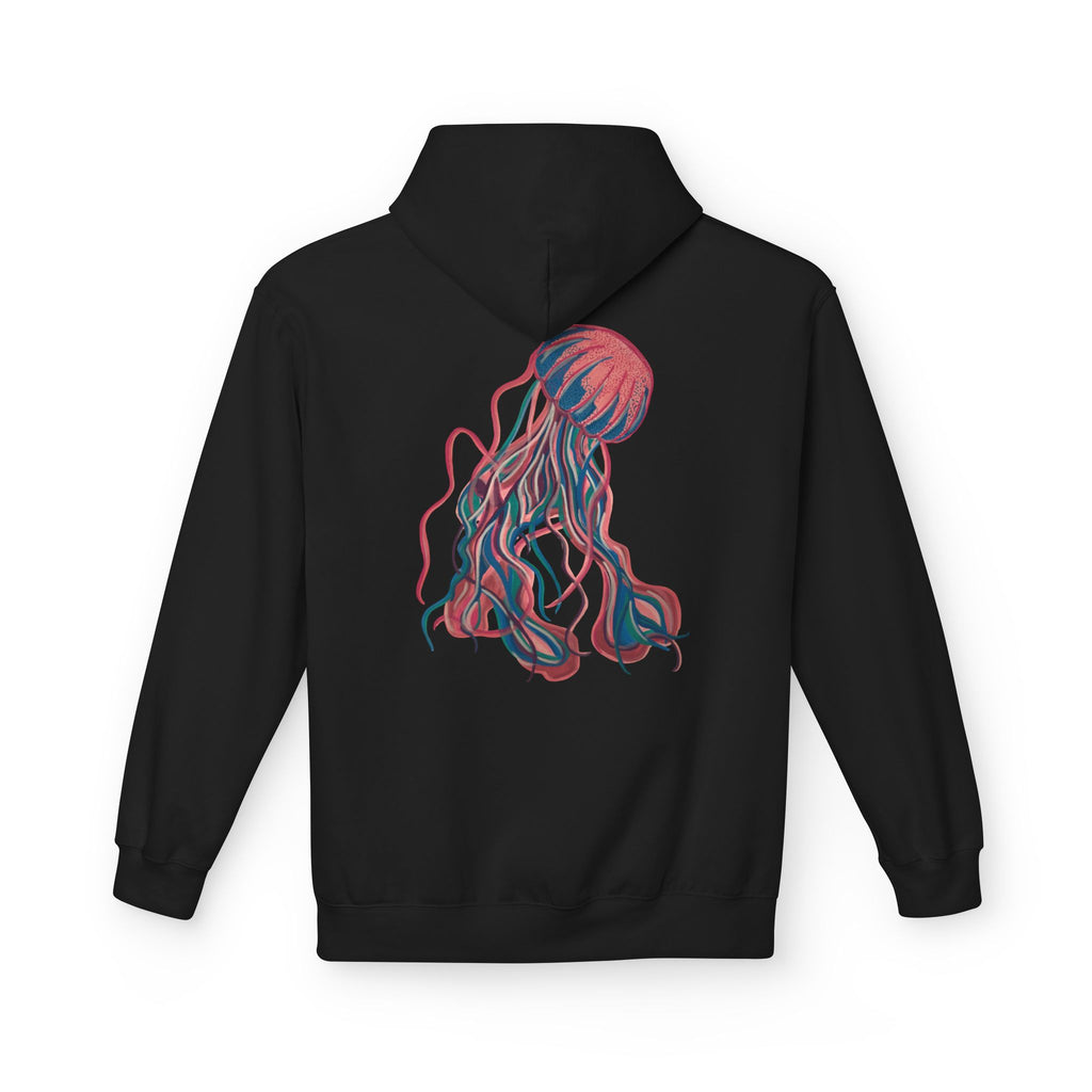 Ocean-Inspired Jellyfish Hoodie for Nature Lovers, Personalized, Perfect for Casual Wear, Gifts, Beach Trips, and Eco-Conscious Fashion
