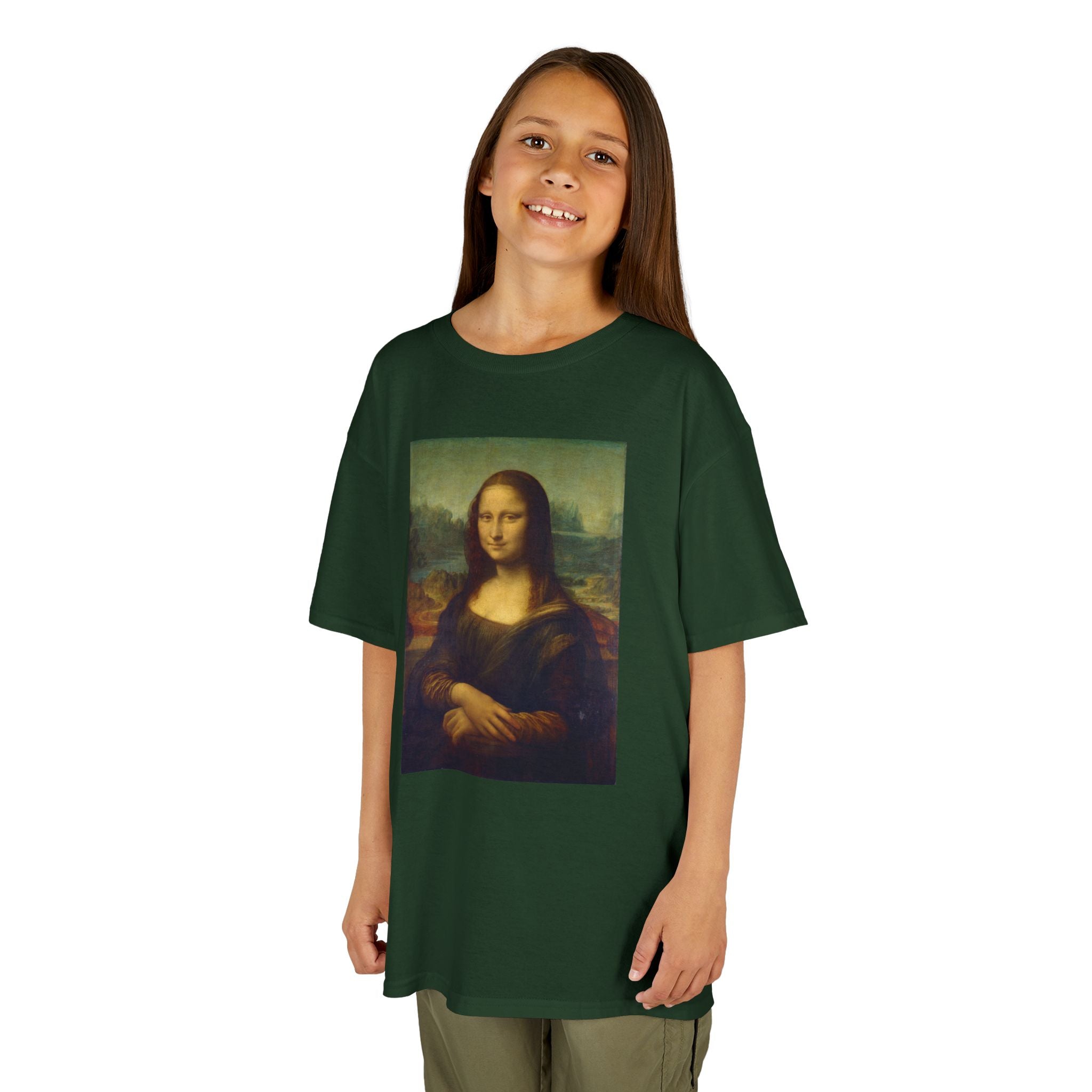 Kids Tee — Mona Lisa Art Print Shirt