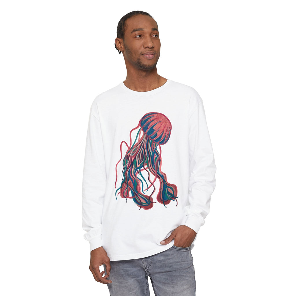 Colorful Jellyfish Long Sleeve T-Shirt