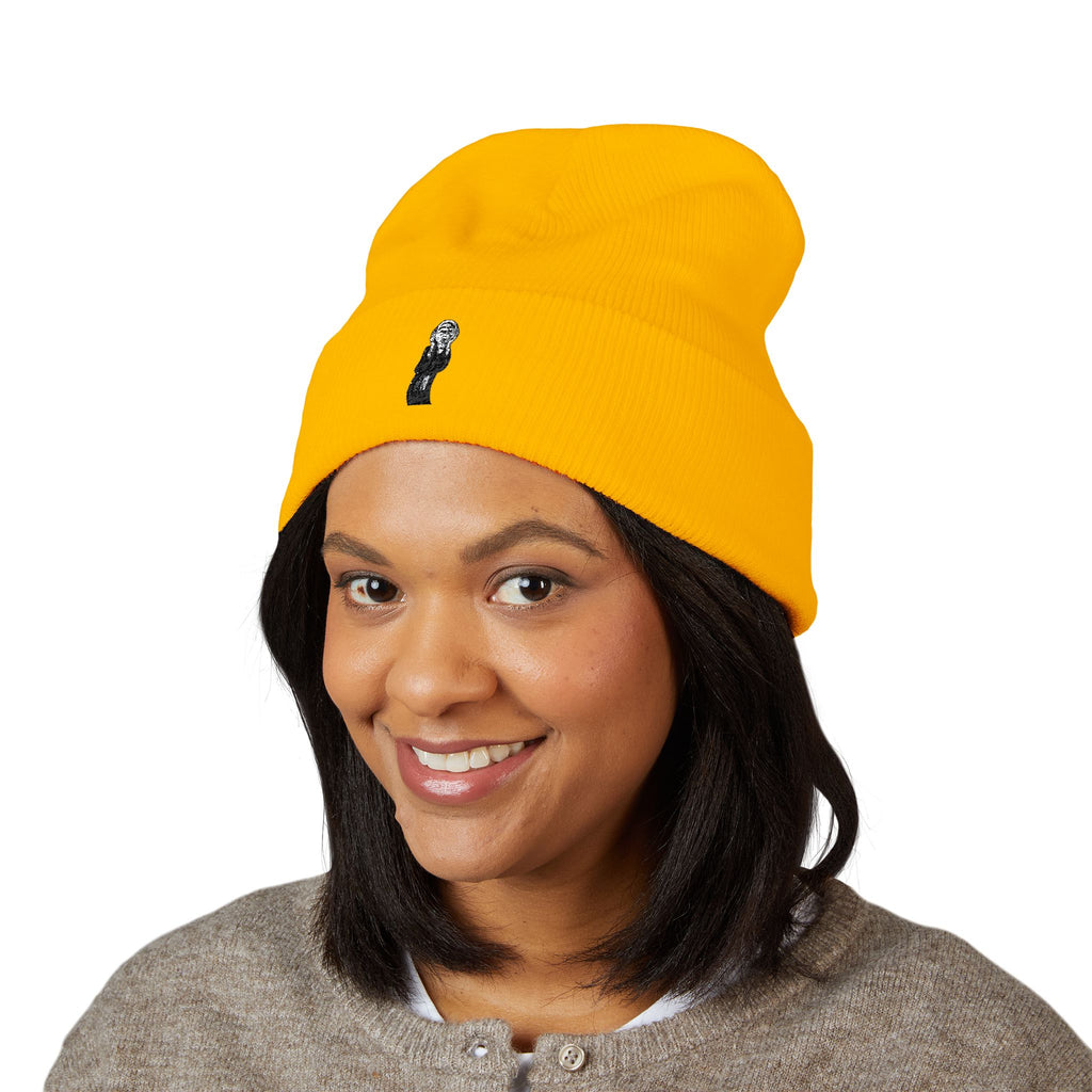 The Scream Edvard Munch Embroidered Classic Cuffed Beanie